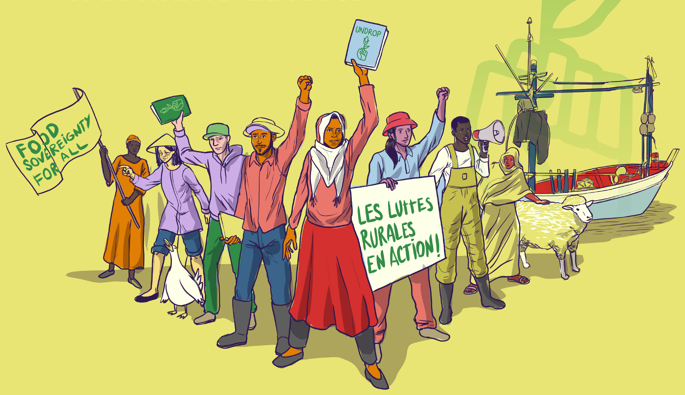 Vidéo de notre webinaire : LUTTES RURALES EN ACTION ! Les luttes des détenteur·rices de droits de l’UNDROP pour des systèmes alimentaires justes et durables