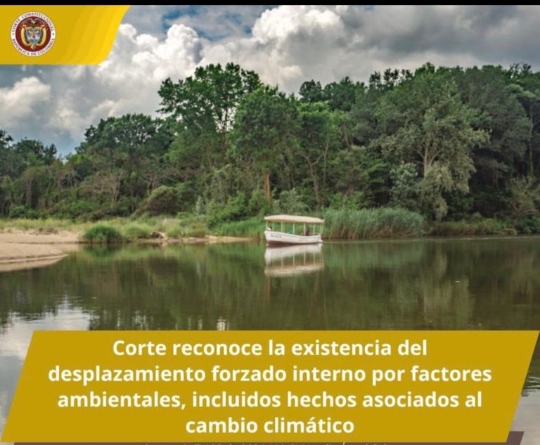 Colombia: una sentencia de la Corte Constitucional protege a los campesinos y campesinas desplazados por las catástrofes naturales