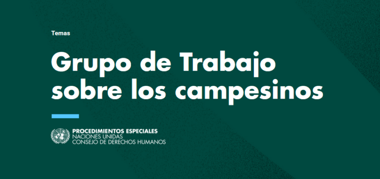 Ecuador pospone la visita del Grupo de Trabajo de las Naciones Unidas sobre los derechos de los campesinos