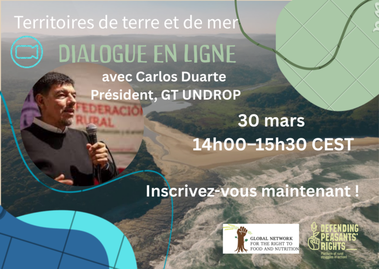 Territoires de terre et de mer : dialogue en ligne avec Carlos Duarte, Président du Groupe de travail de l’ONU sur l’UNDROP